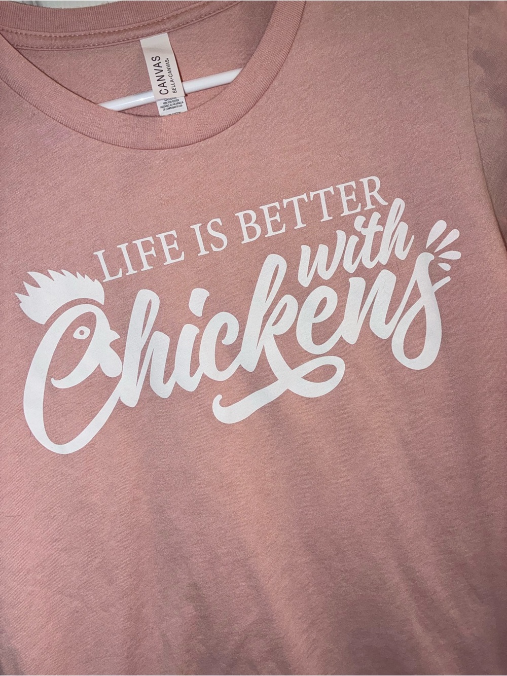 Bella Canvas Dusty Rose Graphic Tee